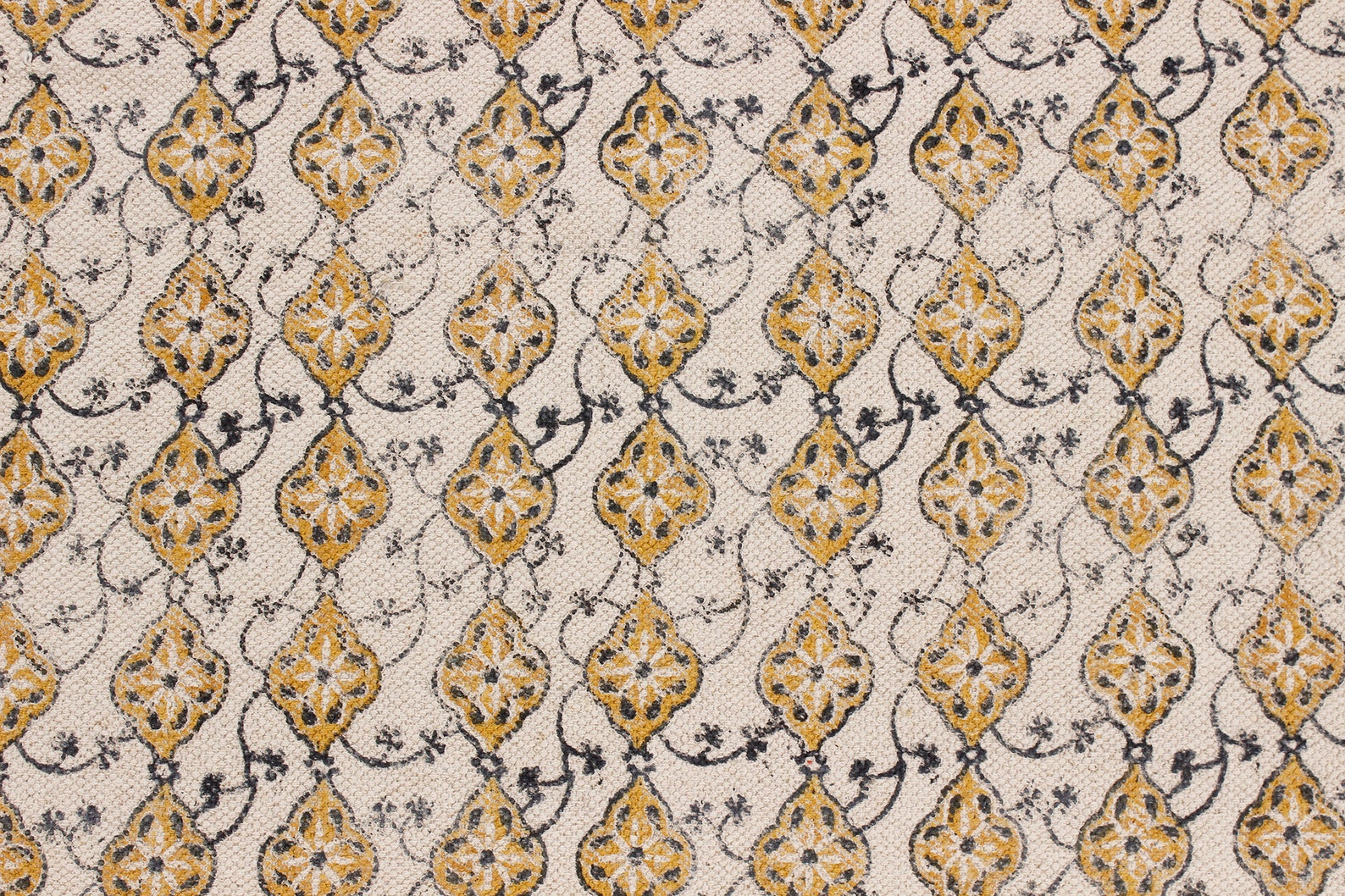 Handmade Yellow Rug Hand Block Print Area Rug Outdoor Yoga Rug - Etsy