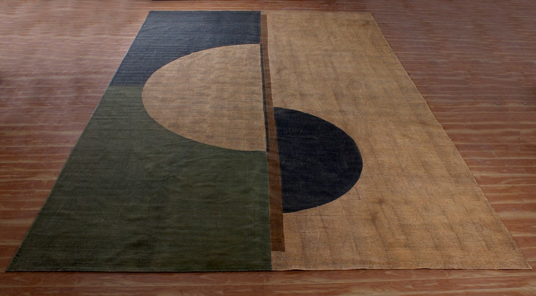 Hand Block Printed Runner Rug Indian Handmade Cotton Rug Woven Etsy