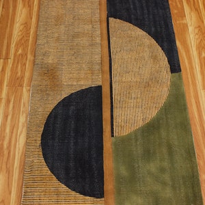 Large Stair Runner Green/brown Runner Rug Kilim Cotton Rug Christmas ...