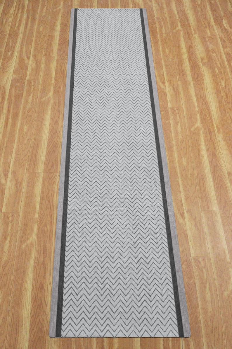 Pink Stair Runner Herringbone Pattern Rug Area Runner Handwoven Cotton ...