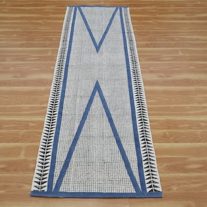 2 x 6 2 x 18 4 x 20 Fuß blauer Baumwoll-Treppenläufer-Teppich, Schlafzimmer-Wohnzimmer-Teppich, individuelle Küche, Zuhause,