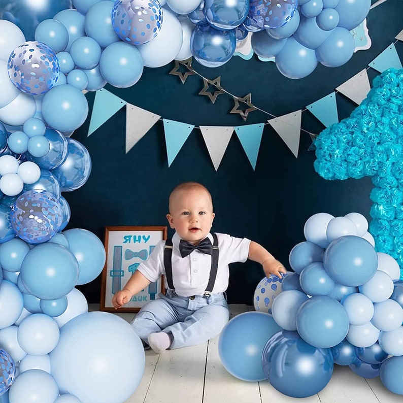 143pcs Blue Balloons Arch Garland Kit for Boys Blue Birthday - Etsy