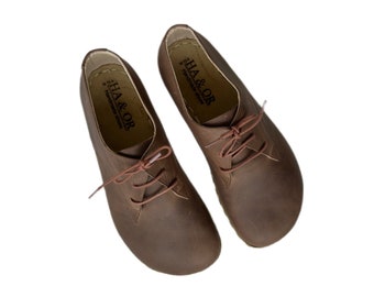 Zapato De Conexión A Tierra Cobre, Zapatos Descalzos Para Hombre, Zapatos De Conexión A Tierra Para Hombre, Suela De Cuero, Visions Leather