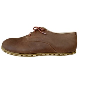 Grounding Shoe Copper, Barefoot Shoes Men, Grounding Shoes Men, Leather Sole, Visions Leather