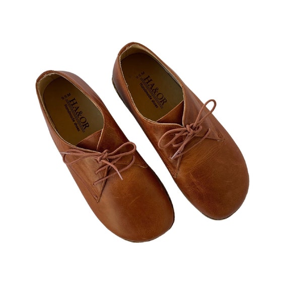 Barefoot Shoes, Mens Wide Toe Box Comfy Shoes, Coffee Brown
