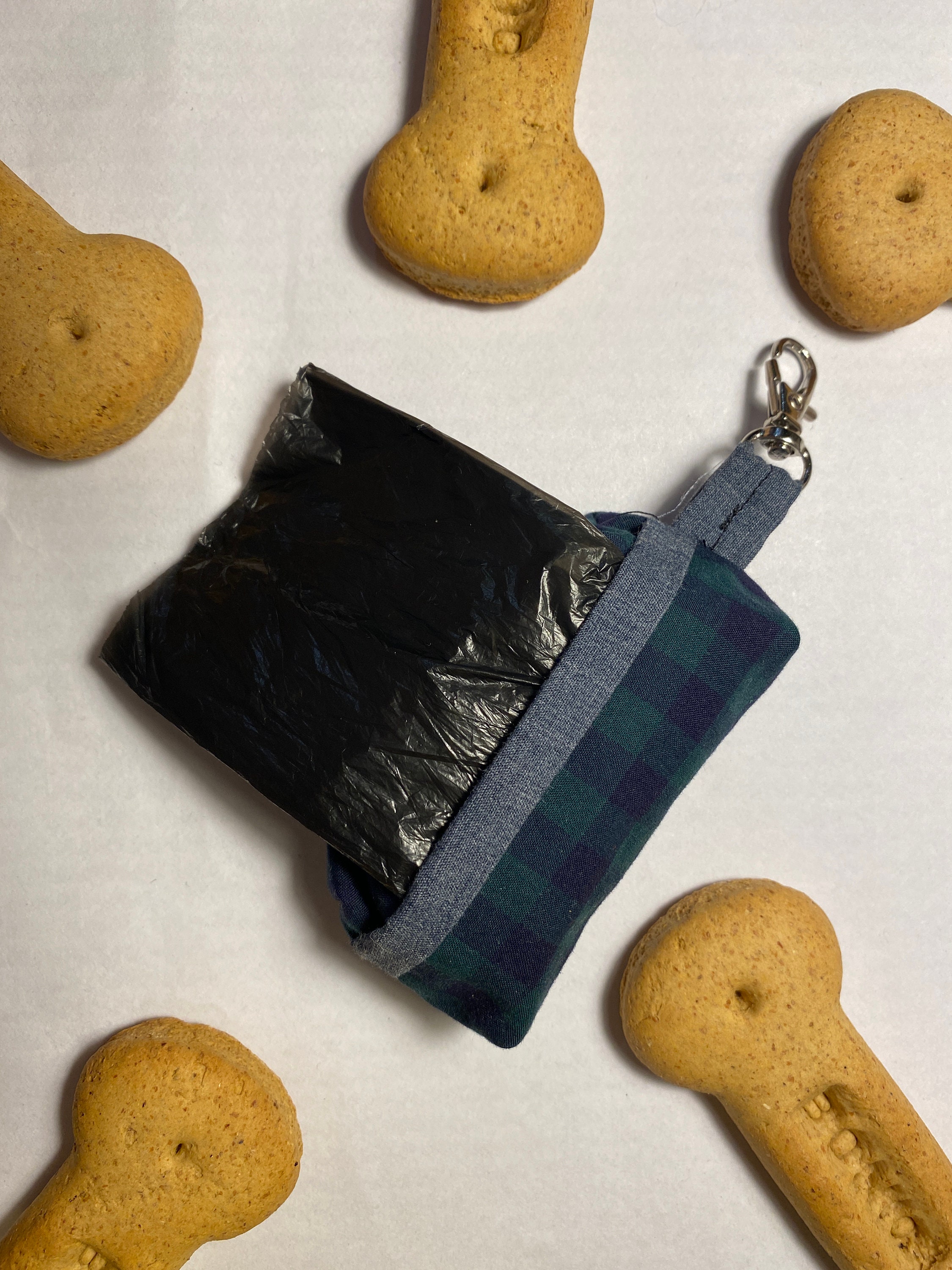 Dog Poo Bag Holder with handy clasp Choose your own Etsy