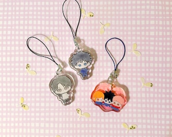 Curse Kids 1.5" Acrylic Phone Charms with Epoxy Finish (Double-Sided)
