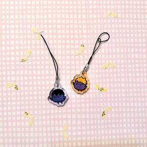 Volleyball Crows Acrylic Phone Charms
