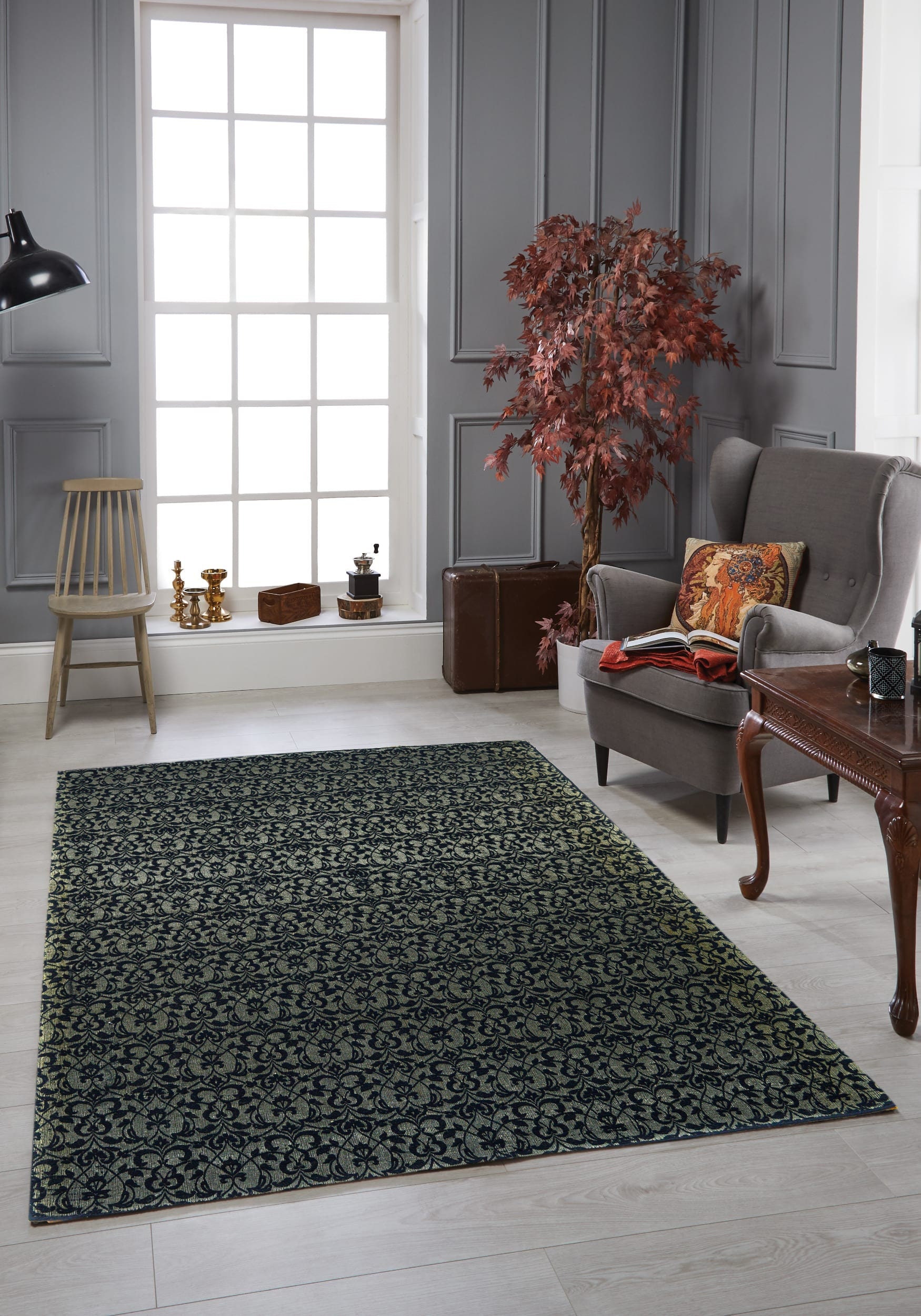 Floor & Rugs 5X8FT Handmade Nylon Jacquard Rug Dhurrie Rug Handmade rug