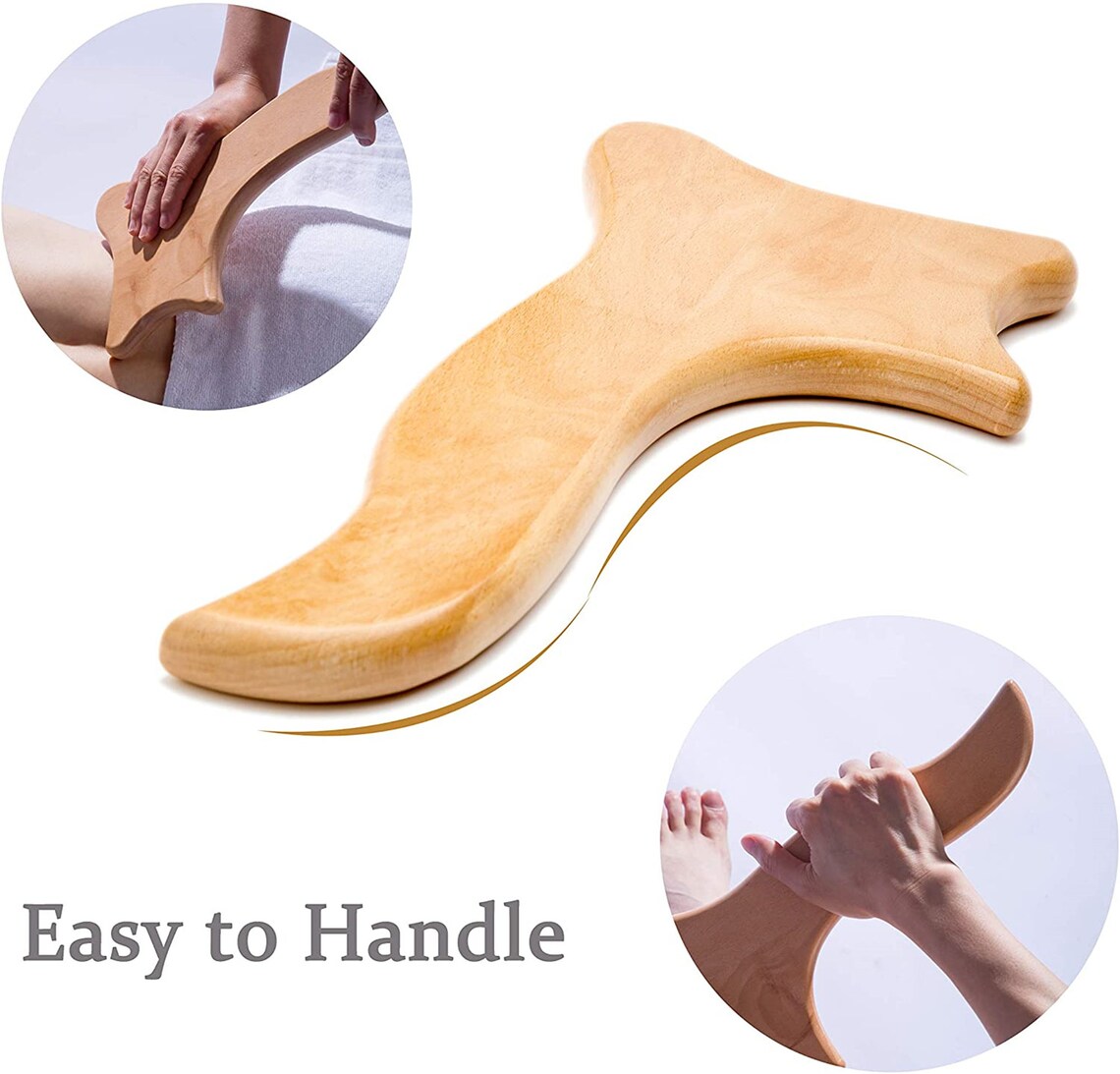 Wooden gua sha Tools Lymphatic Drainage Tool Anti Cellulite Etsy