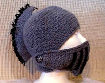 Crochet Knight's Helmet