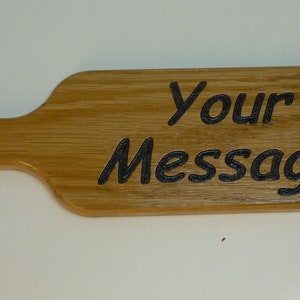 Handmade Spanking Paddles, Personally engraved