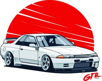 Featured image of post The Best 9 How To Draw A Gtr R32