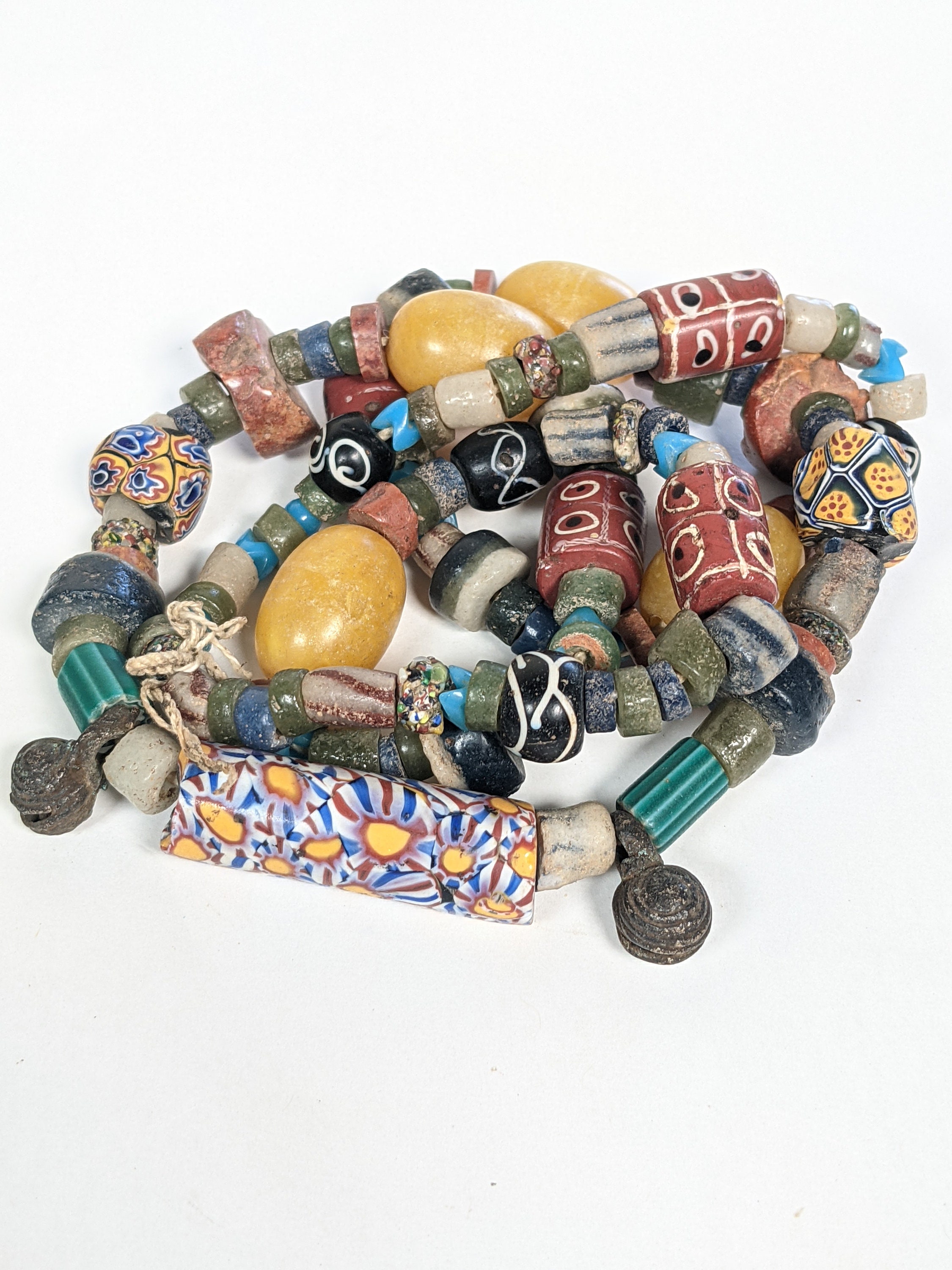 West African Mixed Trade Bead Strand – Allegory Gallery