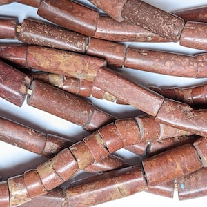 Individual Bauxite (Aluminum Ore) Beads from Ghana - Natural Organic, Traditional African bead