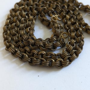 Vintage Metallkette - Unsicher der Metallzusammensetzung