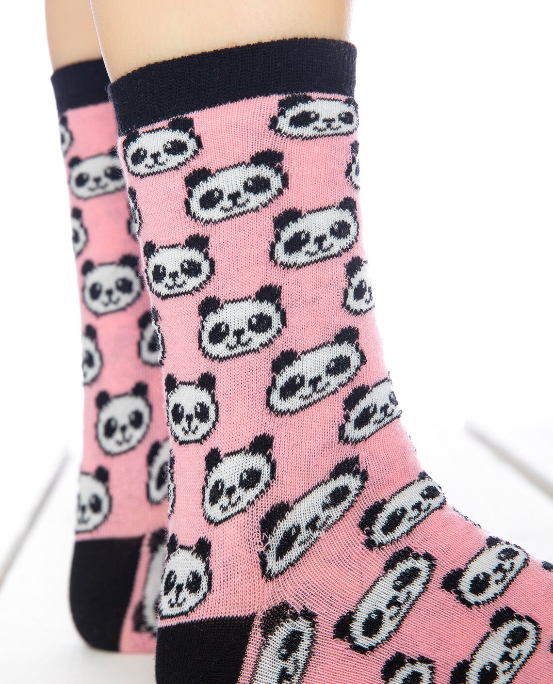 Women's Cute Panda Socks Animal Print colourful happy Etsy
