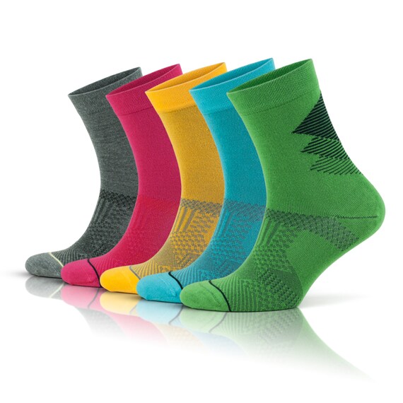Colourful running socks sale