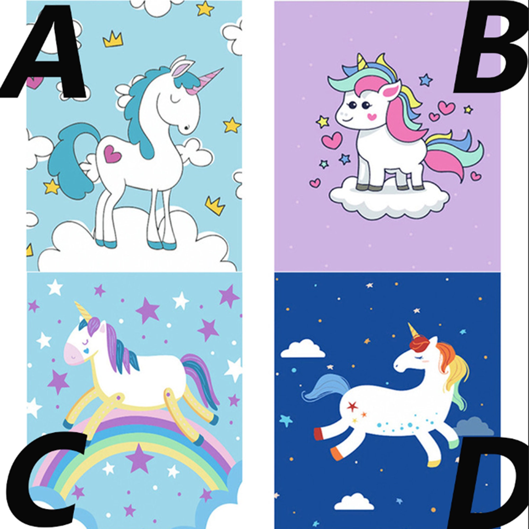 Unicorn Paint By Number Painting For KidsBeginner Paint Etsy