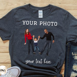 Custom Photo Shirt, Custom Image Shirt, Personalized Shirt, Custom T-shirt, Picture on Shirt, Custom Face Shirt, Adults T shirt, Custom Text