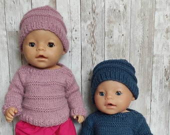 Baby Born Doll Outfit, American Doll, Cotton Doll Outfit, 42-43 Cm Doll  Set, 17 Inch Doll Set, Baby Born Doll Clothes, T-shirt and Leggins 