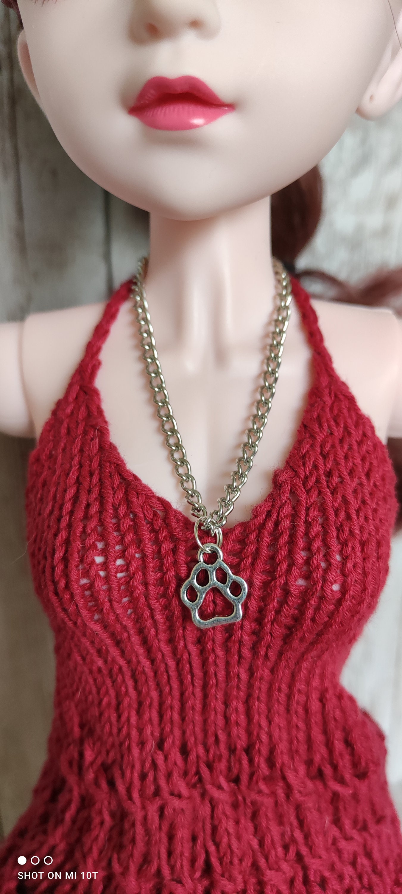 Doll accessoryjewelry chain with pendant necklace 1/3 BJD Etsy