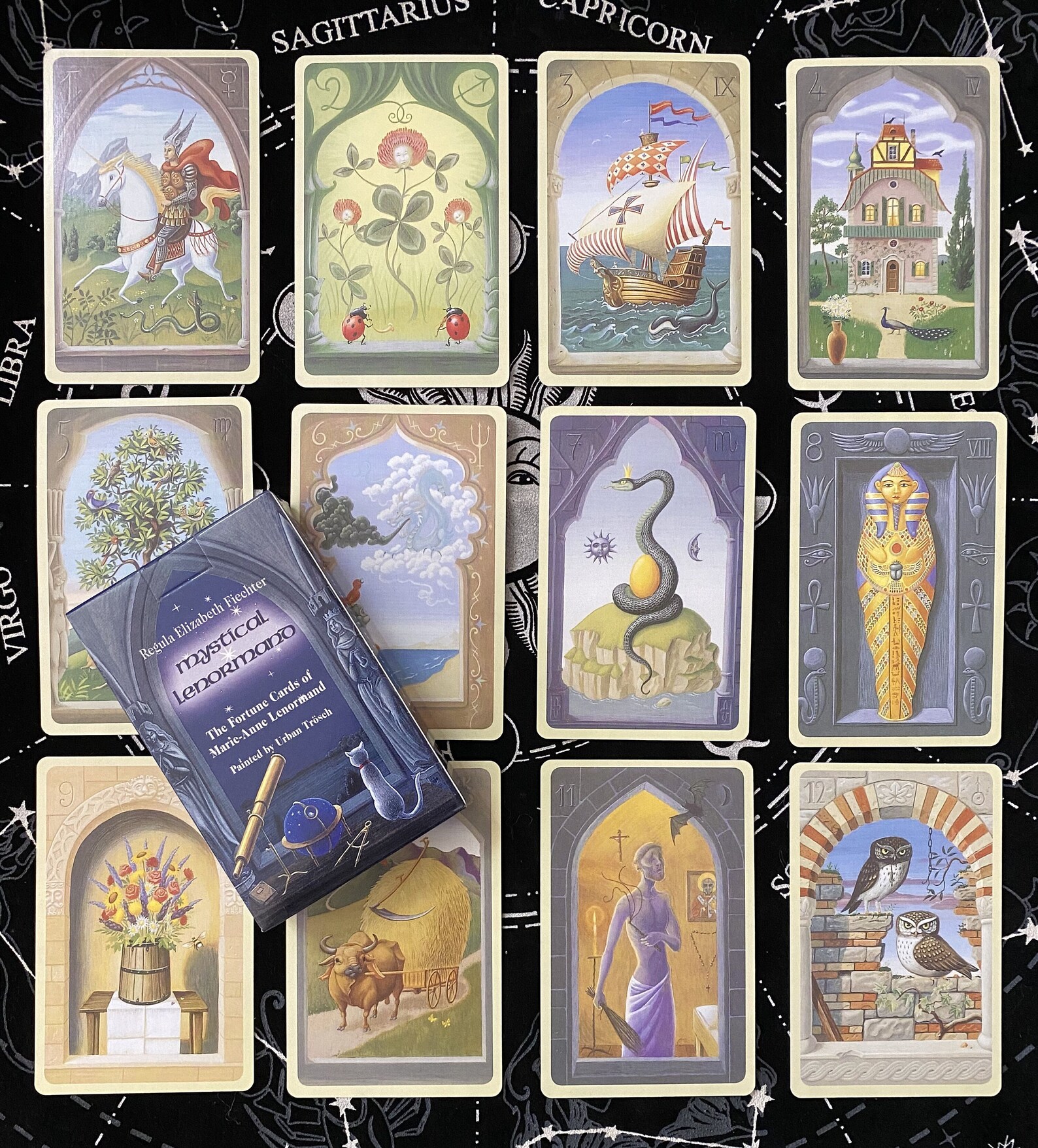 Mystical Lenormand Oracle 36pcs Oracle Card Tarot Oracle Etsy