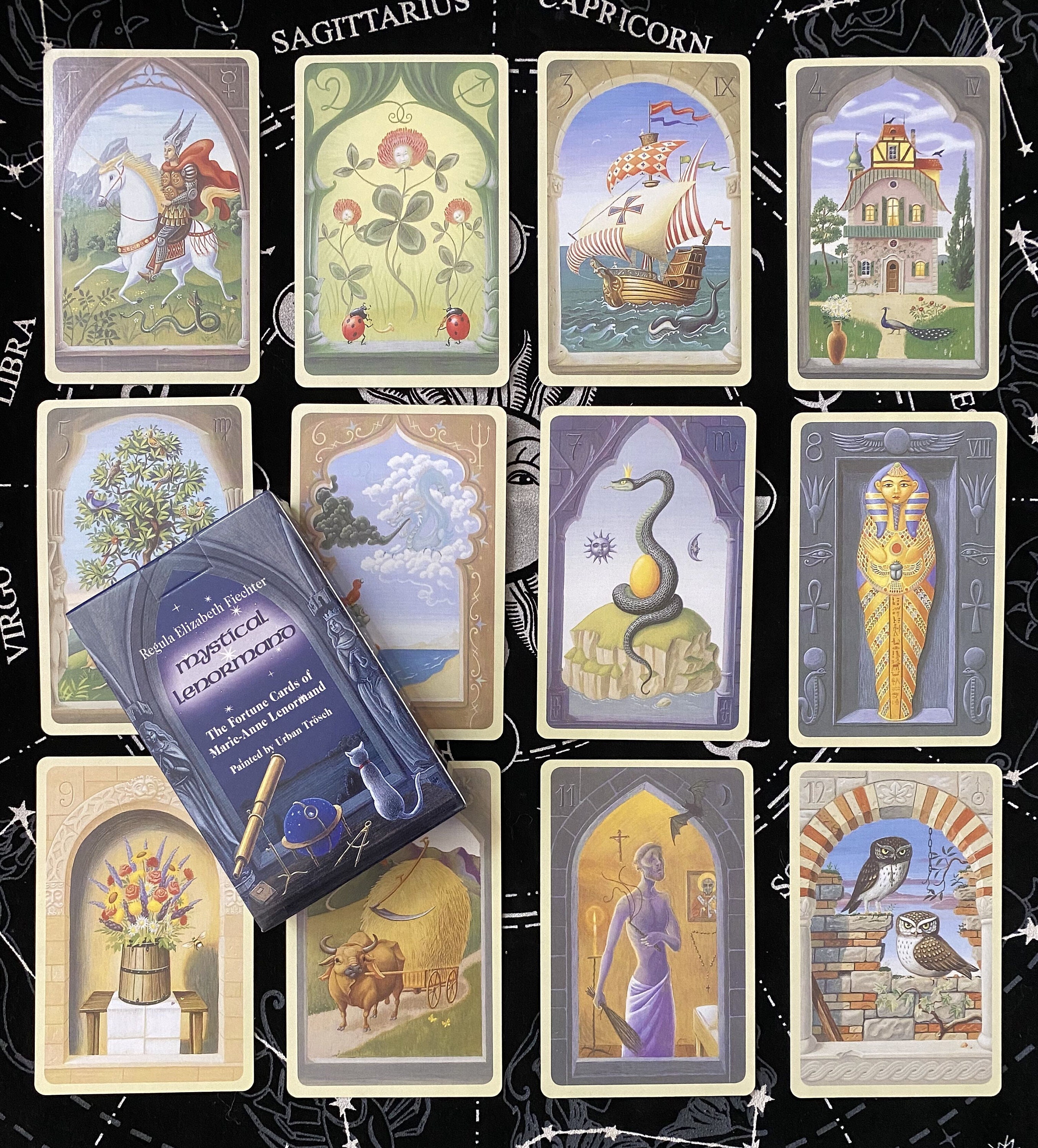 Mystical Lenormand Oracle 36pcs Oracle Card Tarot Oracle Etsy