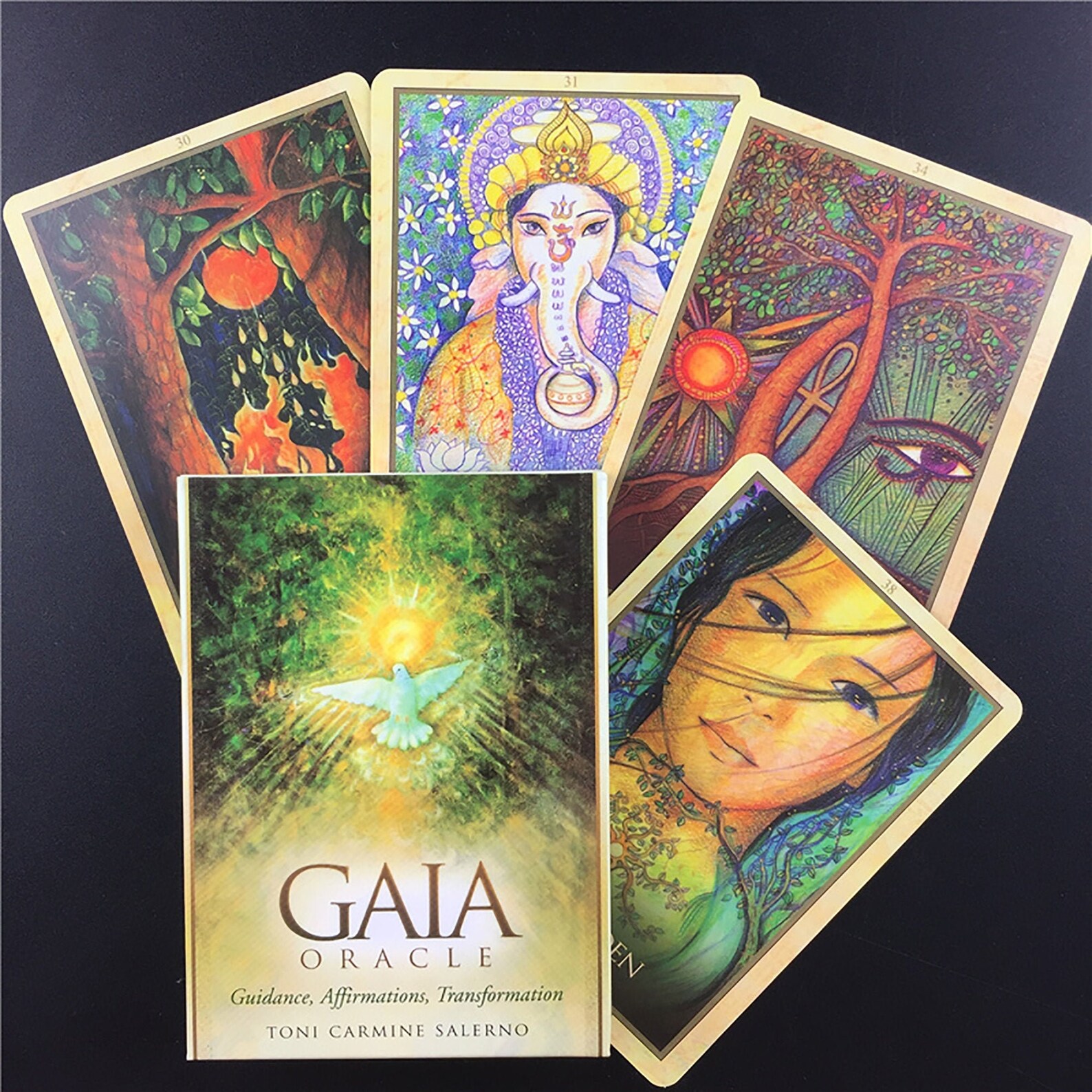 Gaia Oracle Cards Healing Card 45PCS Oracle Deck Card Etsy
