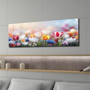 Tempered Glass Wall Art-Wall Decor--Glass Printing-Large Wall Art-Wall Hangings-flowers View Wall Art ,Home Decoration,House Warming Gifts