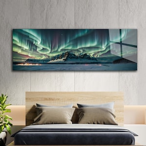 Gehärtetes Glas Wand Kunst-Panoramic Wand Kunst-Wand-Dekor--Glas Druck-Extra Große Wand Kunst-Wandbehänge-Mega Size Panorama Print