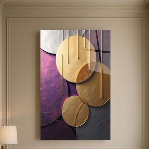 Tempered Glass Wall Art | Modern Wall Art | Wall Hangings | Interior Design Ideas | Home Decor | Glass Art Gift | Birthday Gift, Luxury Art