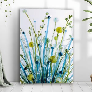 Modern glass wal art, Glass Summer flowers, Contemporary art, Glass panel, Tempered glass, office wall art, glass flowers, glass wall decor