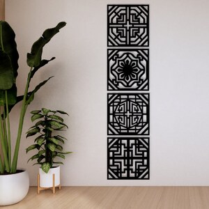 Korean Pattern Wall Decor Korean Traditional Wall Art Korea Wood Wall ...