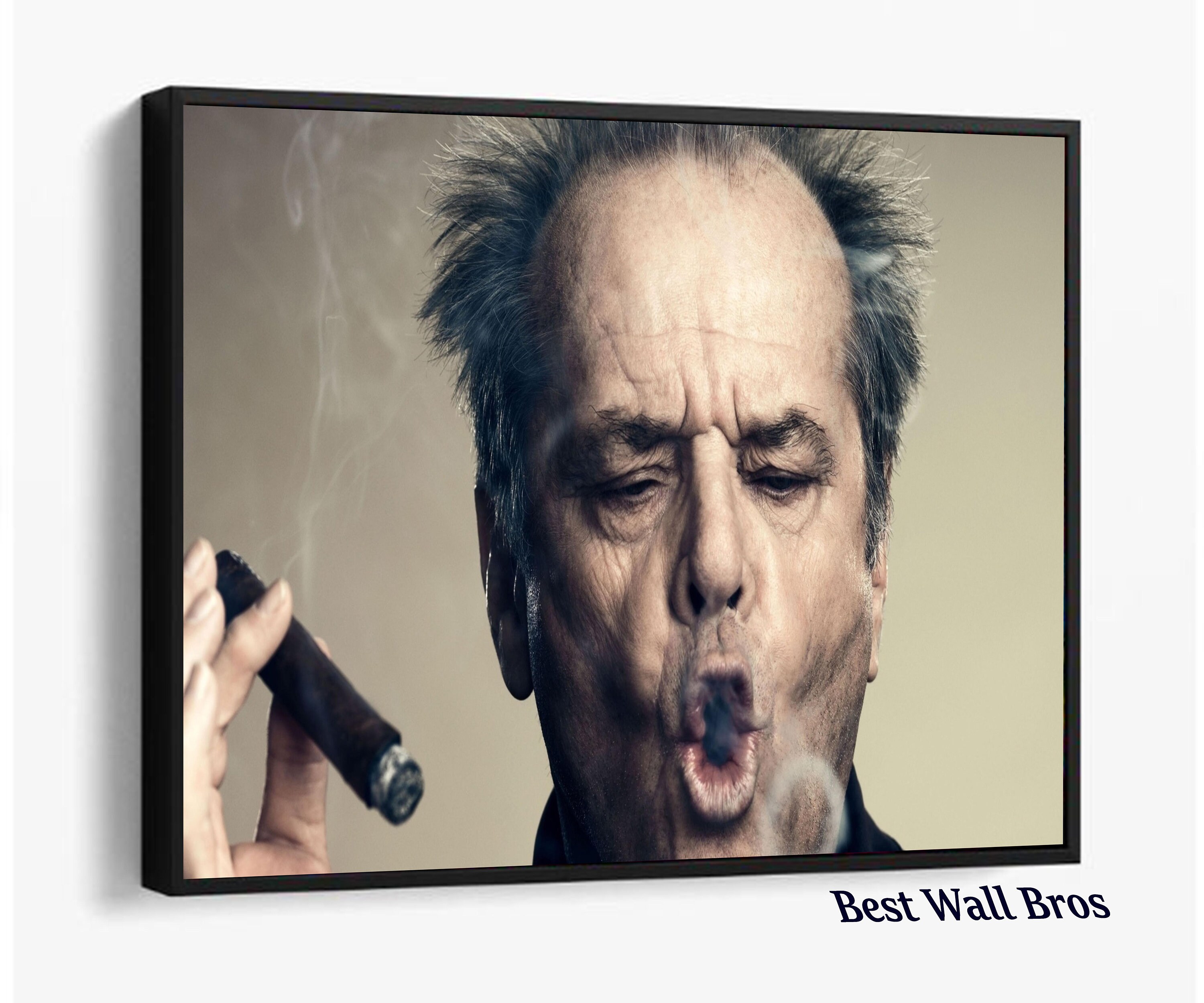 Jack Nicholson Glass or Canvas Jack Nicholson Poster Jack Etsy
