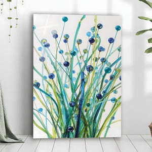 Modern glass wal art, Glass Summer flowers, Contemporary art, Glass panel, Tempered glass, office wall art, glass flowers, glass wall decor