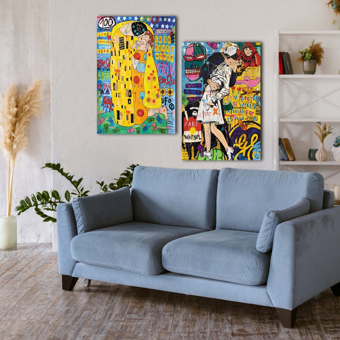 Tempered Glass Wall Art2 Piece Wall Artpanoramic Wall Etsy