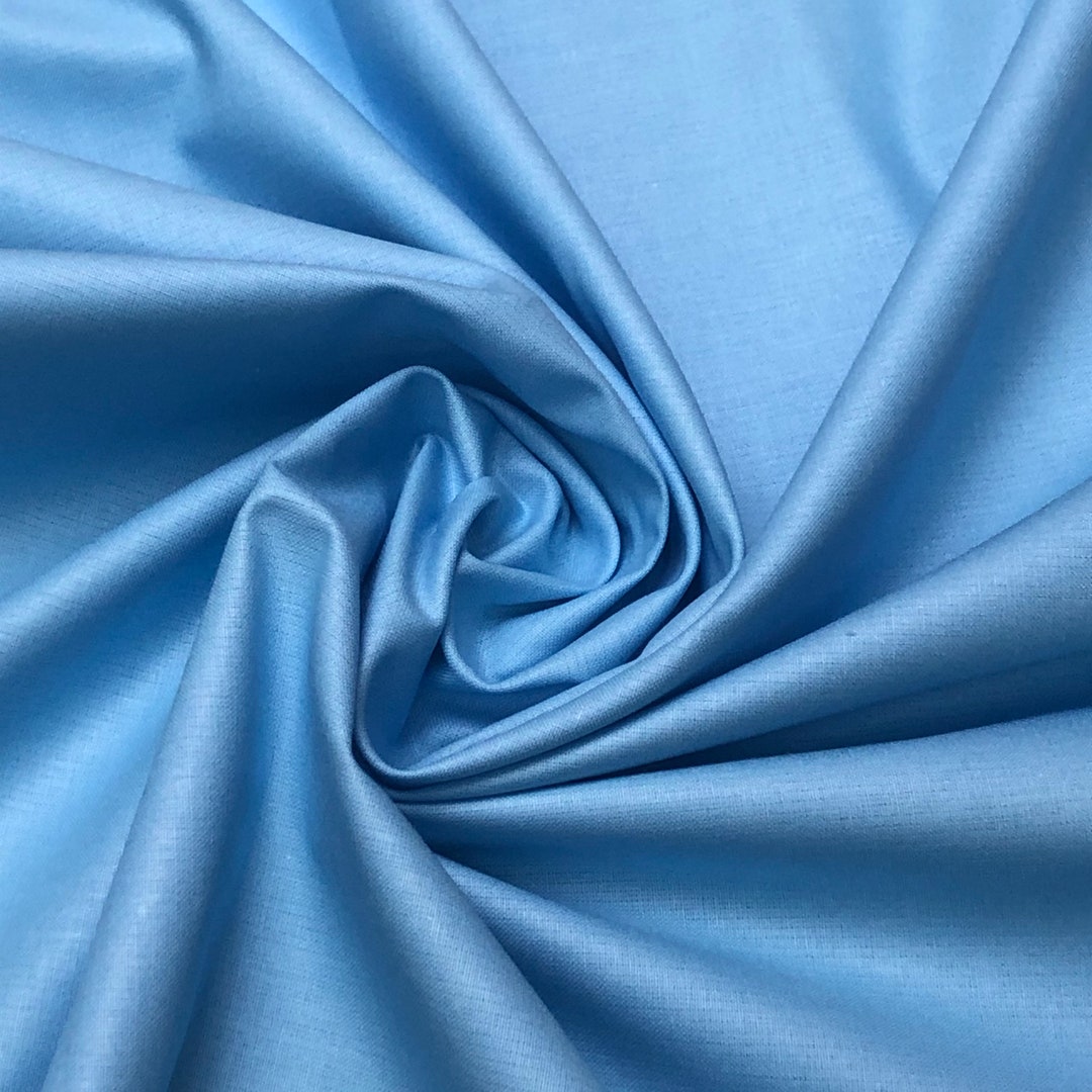 Plain Blue 100 Cotton Fabric , Wide Roll 160cm Wide Etsy