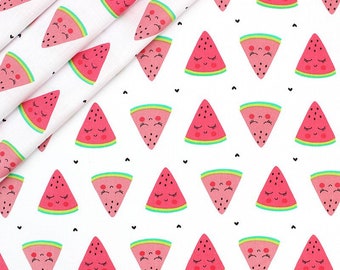 Watermelon Fabric Etsy Uk