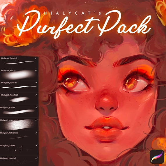 Hialycat's Purfect Pack // Digital Procreate Brushes