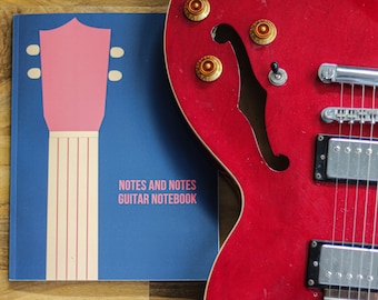 Guitar Tab Paper Notebook with Tablature and Lined Paper with Chord boxes - Great for learning guitar! (8.5 x 11 inches)