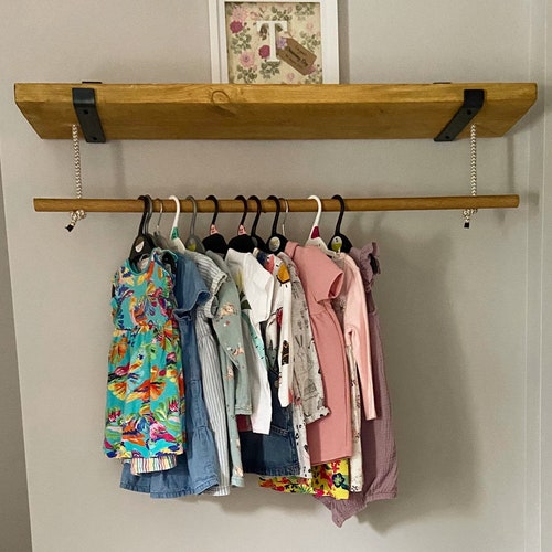 Shelf and Childs Clothing Rail Etsy