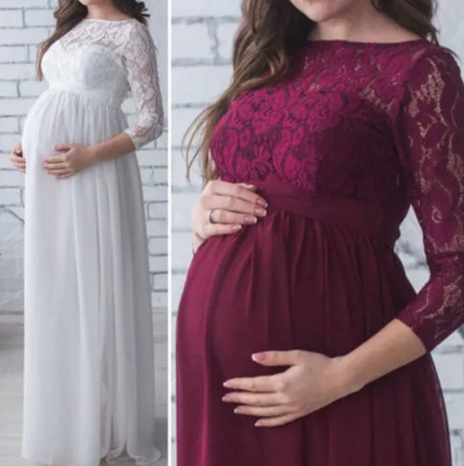 New Pregnant Mother Dress Maternity Photography Props Women | Etsy