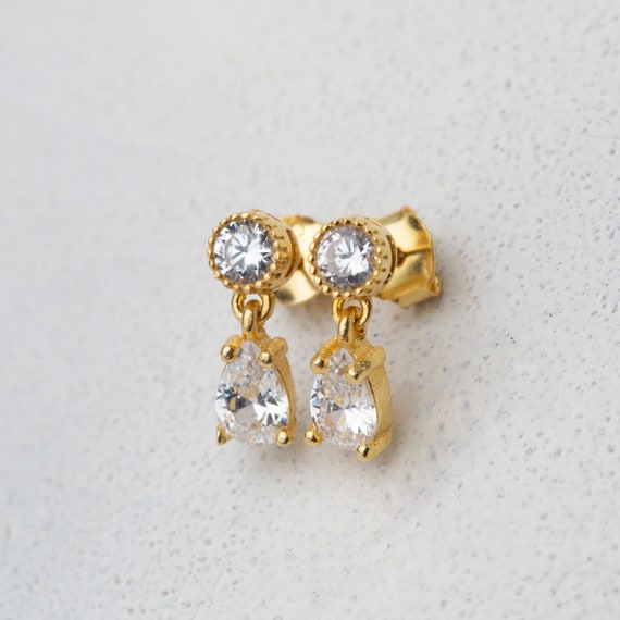 14k Solid Gold Earrings Gifts for Mom Real Gold Jewelry Christmas