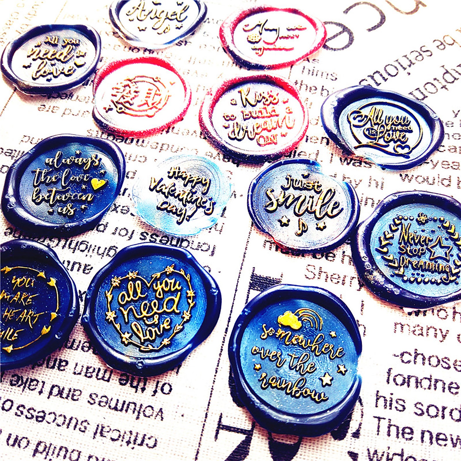 WachsStempel Englisch Wachs Siegel Kopf Liebe Geschichte Etsy