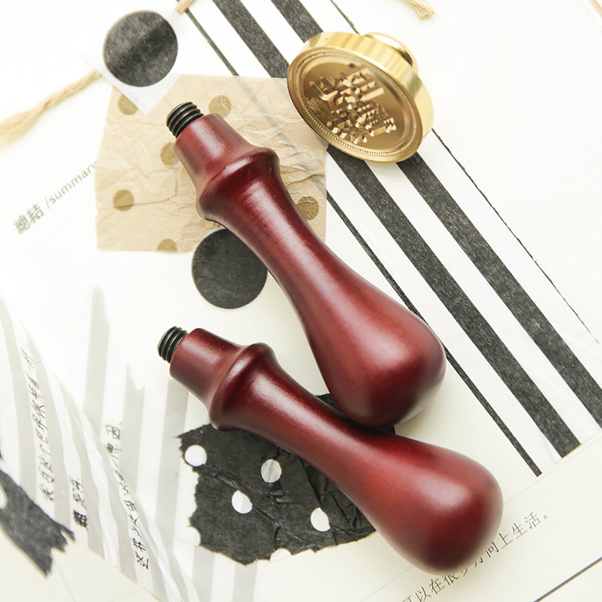 Vintage Stamp Handle Wood Stamp HandleStationery Seal Etsy