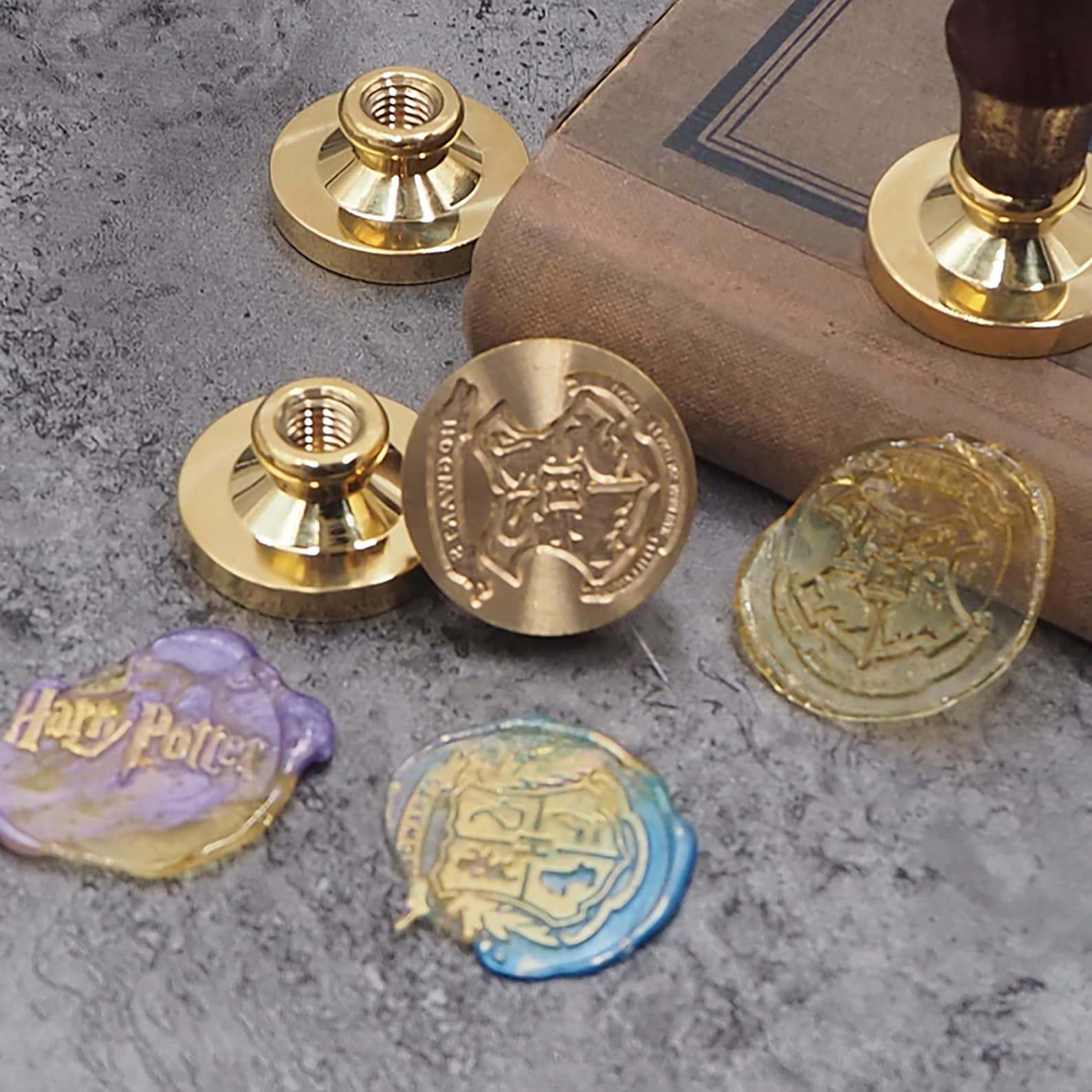 Harry Potter wax seal head Hogwarts wax seal invitation Etsy