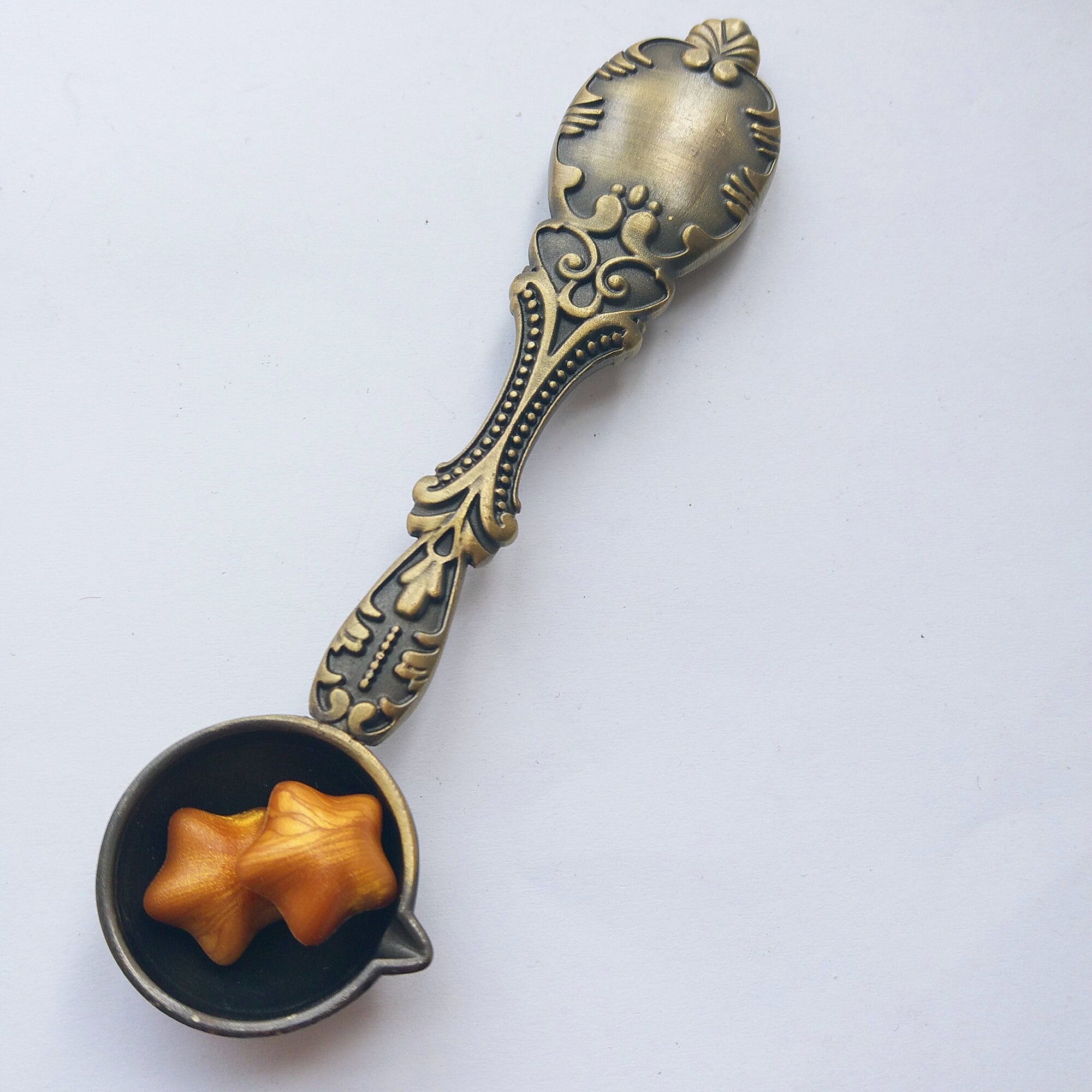 Wax seal melting spoonlarge wax sealing spoonbronze wax Etsy
