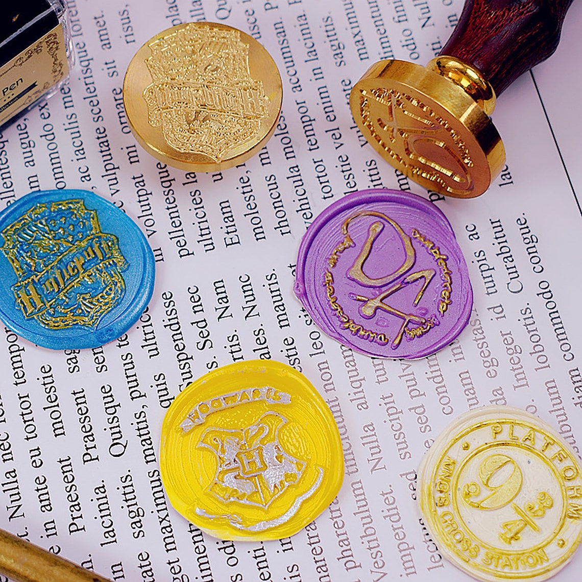 Harry Potter wax seal headmagic circle wax seal headretro | Etsy