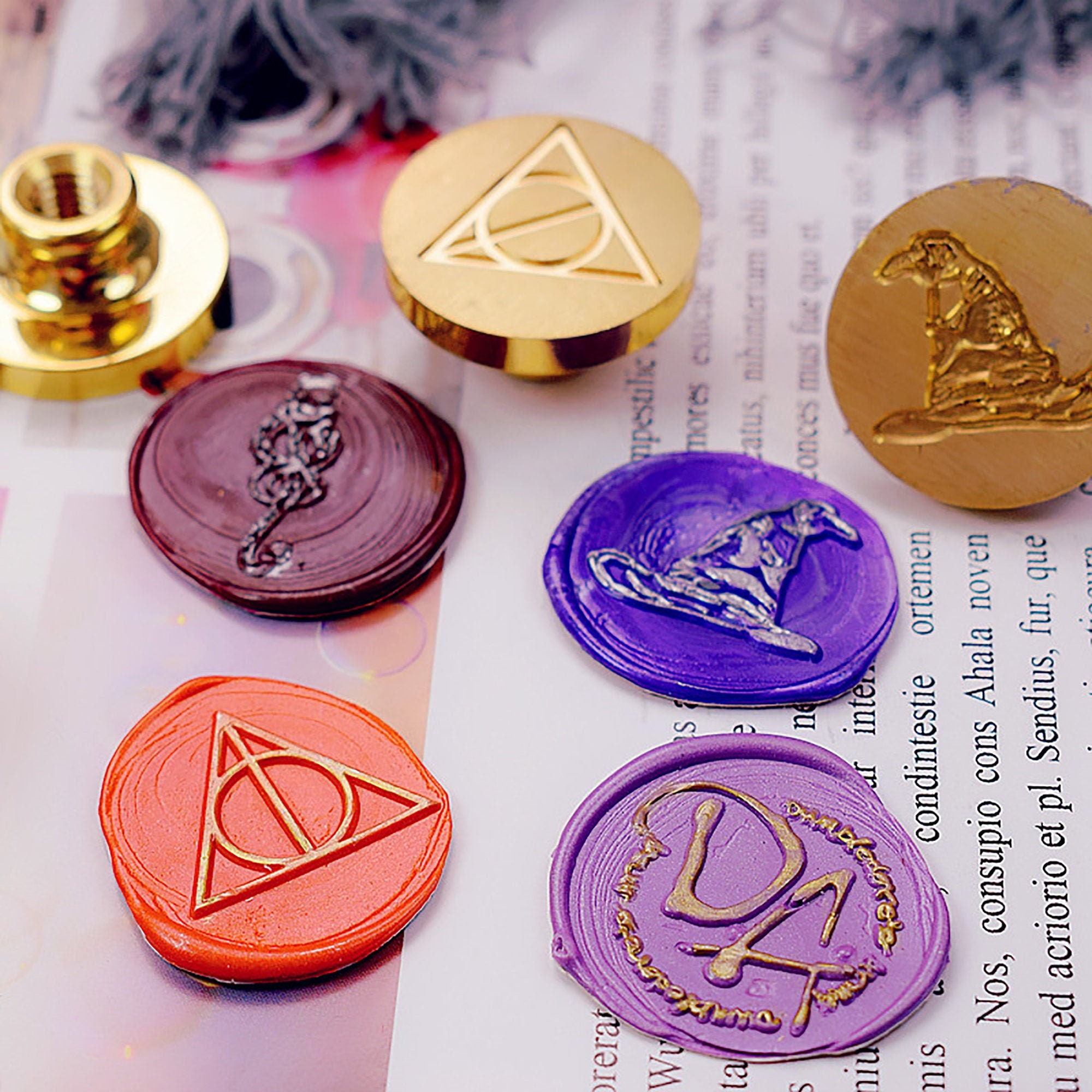 Harry Potter wax seal headmagic circle wax seal headretro | Etsy